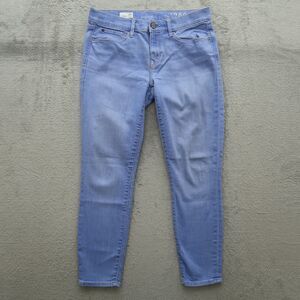 Gap 1969 Jeans Women's Size 28P Blue Low-Rise Legging Denim Pants 25" Inseam